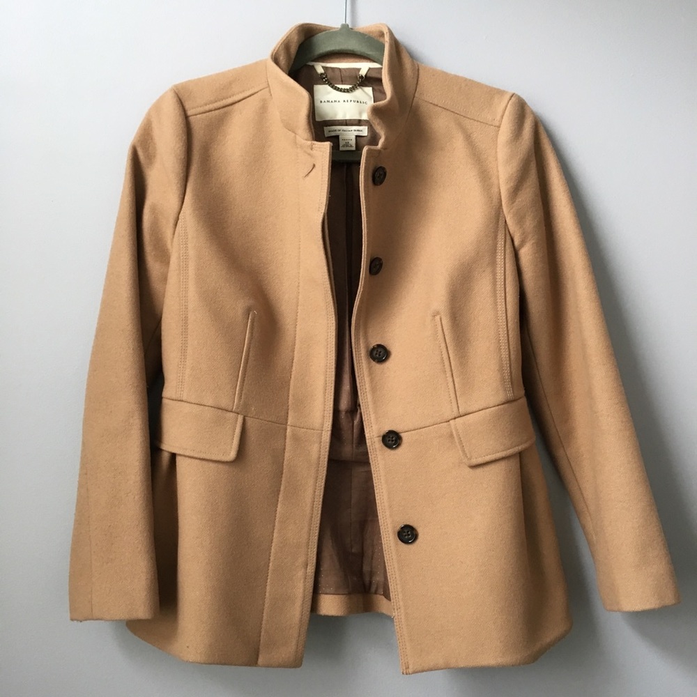 Banana Repiublic pea coat - Picture 2 of 8